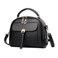 High-Quality Women's Handbag, Small Round Shoulder Messenger Bag