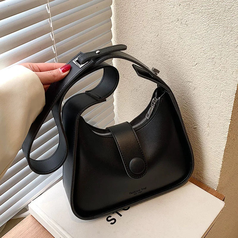 Women's PU Leather Bucket Bag Shoulder Messenger Spring Purses