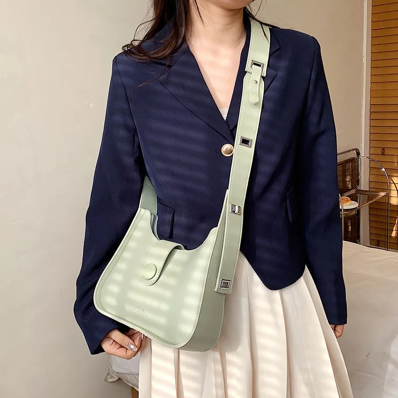 Women's PU Leather Bucket Bag Shoulder Messenger Spring Purses