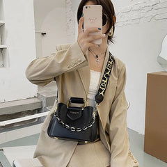 Women's PU Leather Bucket Crossbody Bag Classic Shoulder Tote Lady Travel Bag