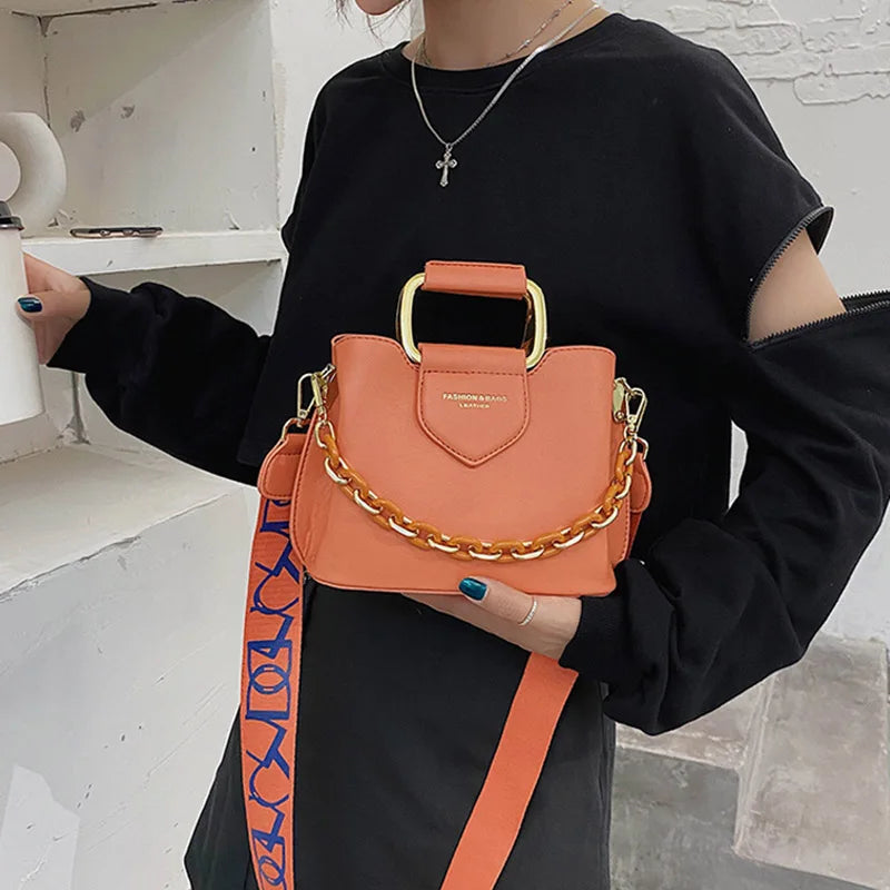 Women's PU Leather Bucket Crossbody Bag Classic Shoulder Tote Lady Travel Bag