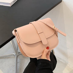Women's Pu Shoulder Bag Solid All-match Messenger Bags Ladies Handbags