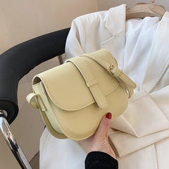 Women's Pu Shoulder Bag Solid All-match Messenger Bags Ladies Handbags