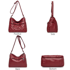 Crossbody Bags Soft Skin High Capacity Shoulder Bags