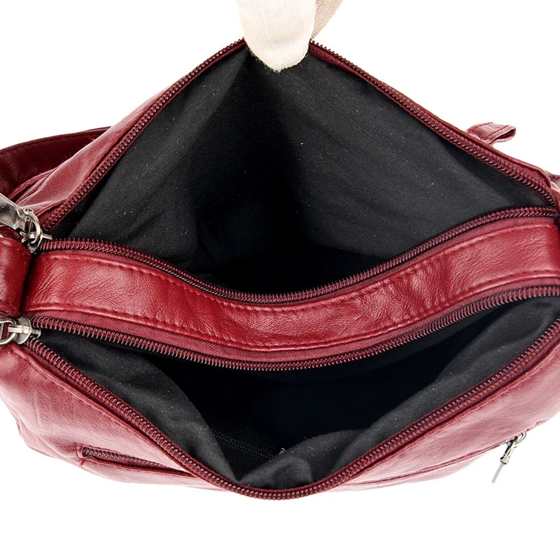 Crossbody Bags Soft Skin High Capacity Shoulder Bags