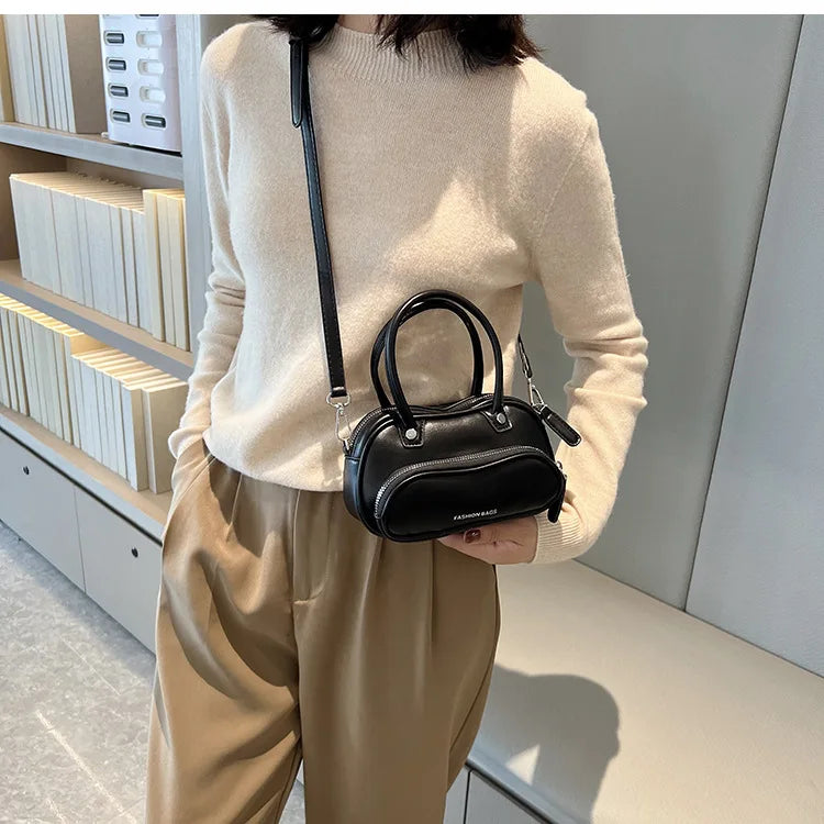 Women Shoulder Crossbody Bag Chain PU Leather Small Purse