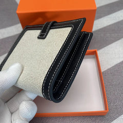 Carbon Fiber Cardholder Wallet Women's Leather Ultra-Thin Purse