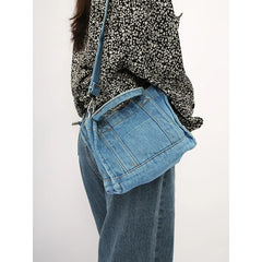 Denim Chain Crossbody Bags for Women
