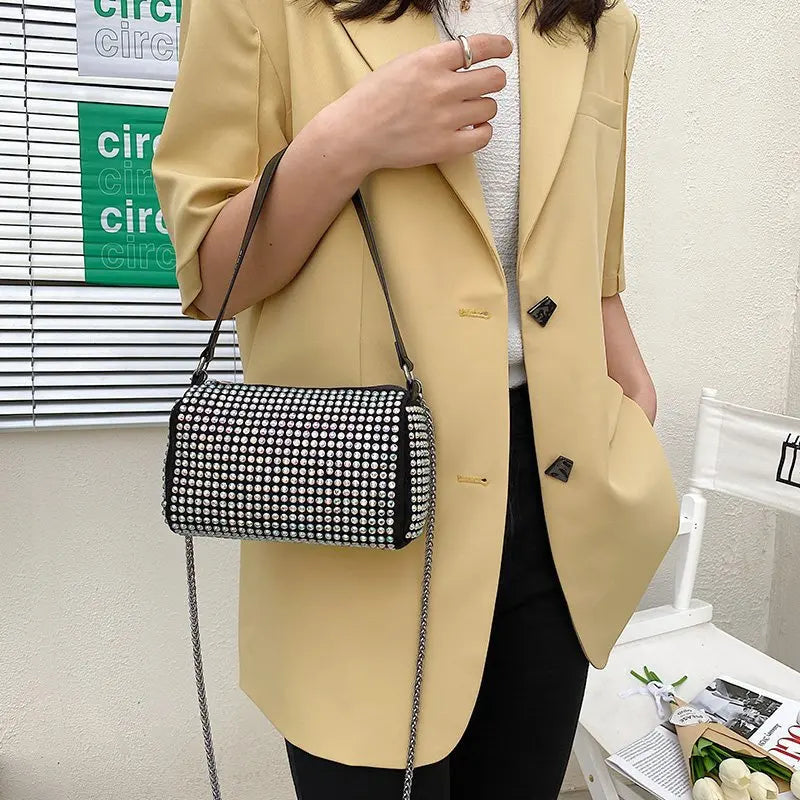 Soft Leather Lady Crossbody/Shoulder Dual-use Bags Chain Bags B246