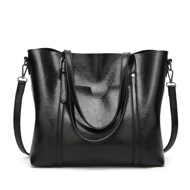 Soft Leather Messenger Bag Large Shopper Totes Shoulder Bag Sac A Main