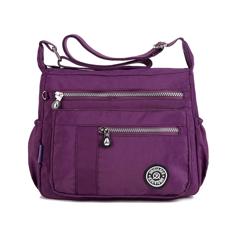Nylon Crossbody Bag for Women Travel Shoulder Purse