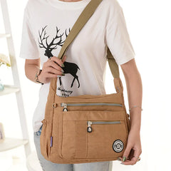 Nylon Crossbody Shoulder Bag for Women Travel Purse