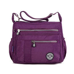 Nylon Crossbody Shoulder Bag for Women Travel Purse