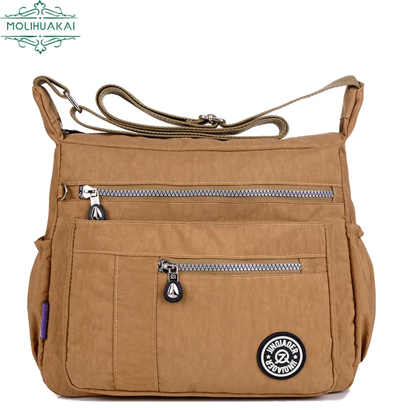 Nylon Crossbody Bags for Women Travel Shoulder Purses Sac