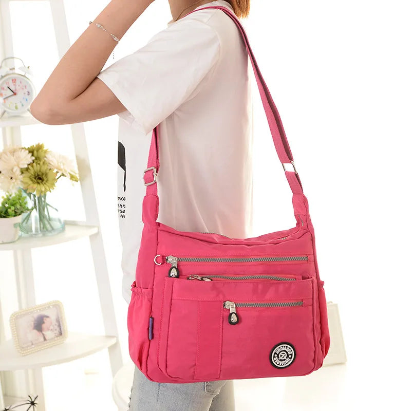 Nylon Crossbody Bags for Women Travel Shoulder Purses Sac
