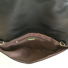 Vintage PU Leather Clutch Bag Women Shoulder Bag
