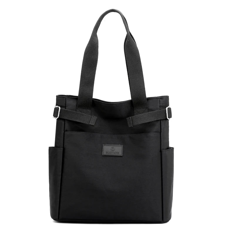 Nylon Diamond Waterproof Messenger Bag with Rhombus Decoration