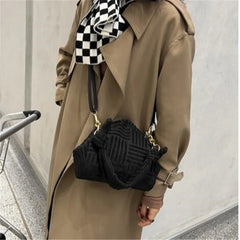 Plush Triangle Clip Handbag for Women