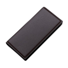 Lychee Pattern Long Wallet Large Capacity Multi-functional Money Pouch