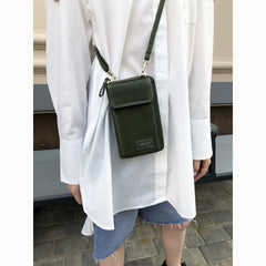 Small Yellow Cellphone Pocket Shoulder Bag Mini Crossbody Handbag