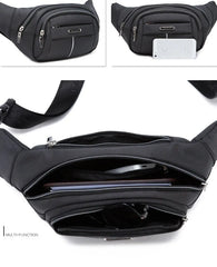Unisex Functional Waist Bag Fanny Pack Men Women Phone Money