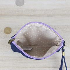 National Style Personality Women Cloth Bag Double Zipper Bag