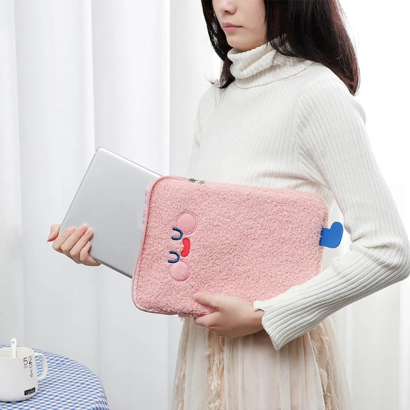 M2EA Cartoon Tablet Protective Pouch Soft Portable Storage Bag