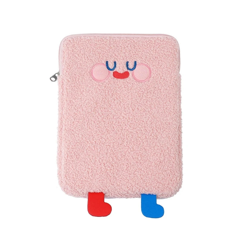 M2EA Cartoon Tablet Protective Pouch Soft Portable Storage Bag