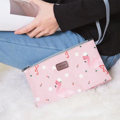 Cartoon Women Bag Handbag Fox Bird Printing Clutch Bag