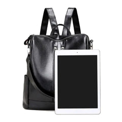 Women Anti-theft Leather Backpack Shoulder Bag
