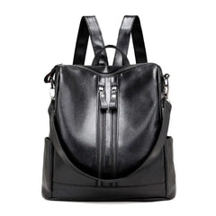 Women Anti-theft Leather Backpack Shoulder Bag
