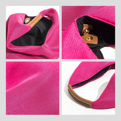 Women Triangle Net Beach Bag Lightweight Shoulder Purse