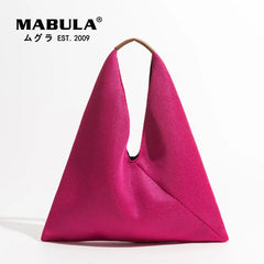 Women Triangle Net Beach Bag Lightweight Shoulder Purse