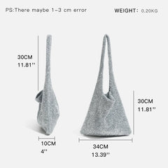 Stylish Nylon Hobo Shoulder Bag for Women