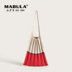 Colorful Knitting Shoulder Bags For Women Large Capacity Shopper Bags