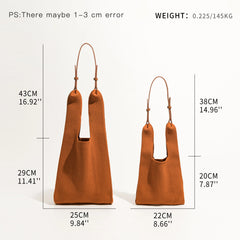 Stylish Knit Shoulder Bag with Leather Strap