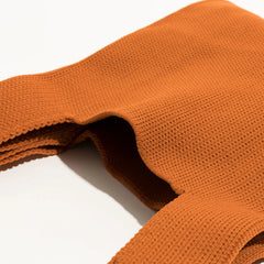 Stylish Knit Shoulder Bag with Leather Strap