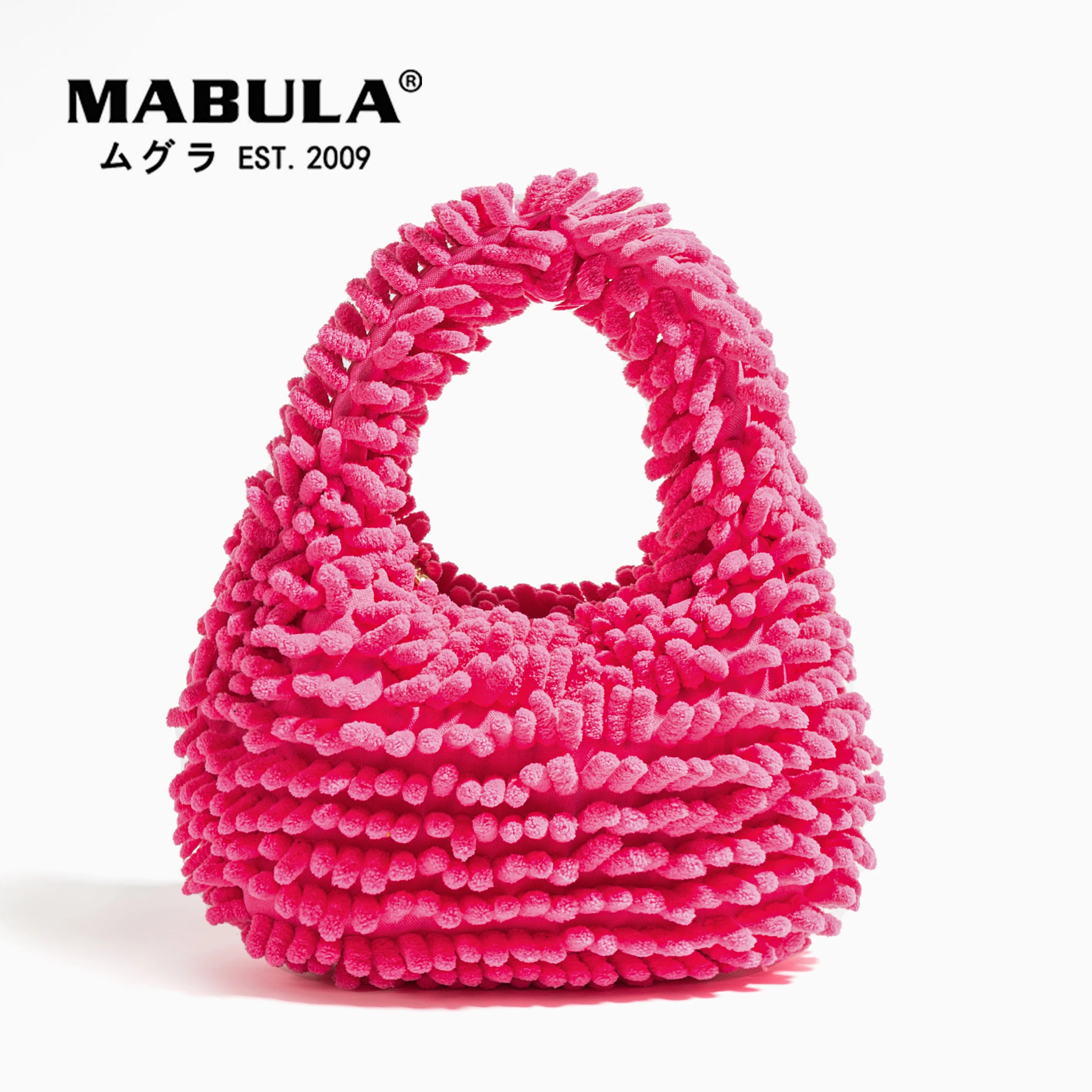 Soft Cotton Women Small Tote Bag Tassel Handbags Lightweight Purses