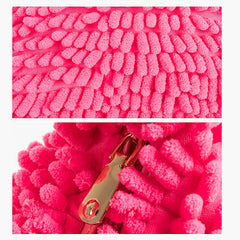 Soft Cotton Women Small Tote Bag Tassel Handbags Lightweight Purses
