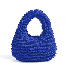 Soft Cotton Women Small Tote Bag Tassel Handbags Lightweight Purses