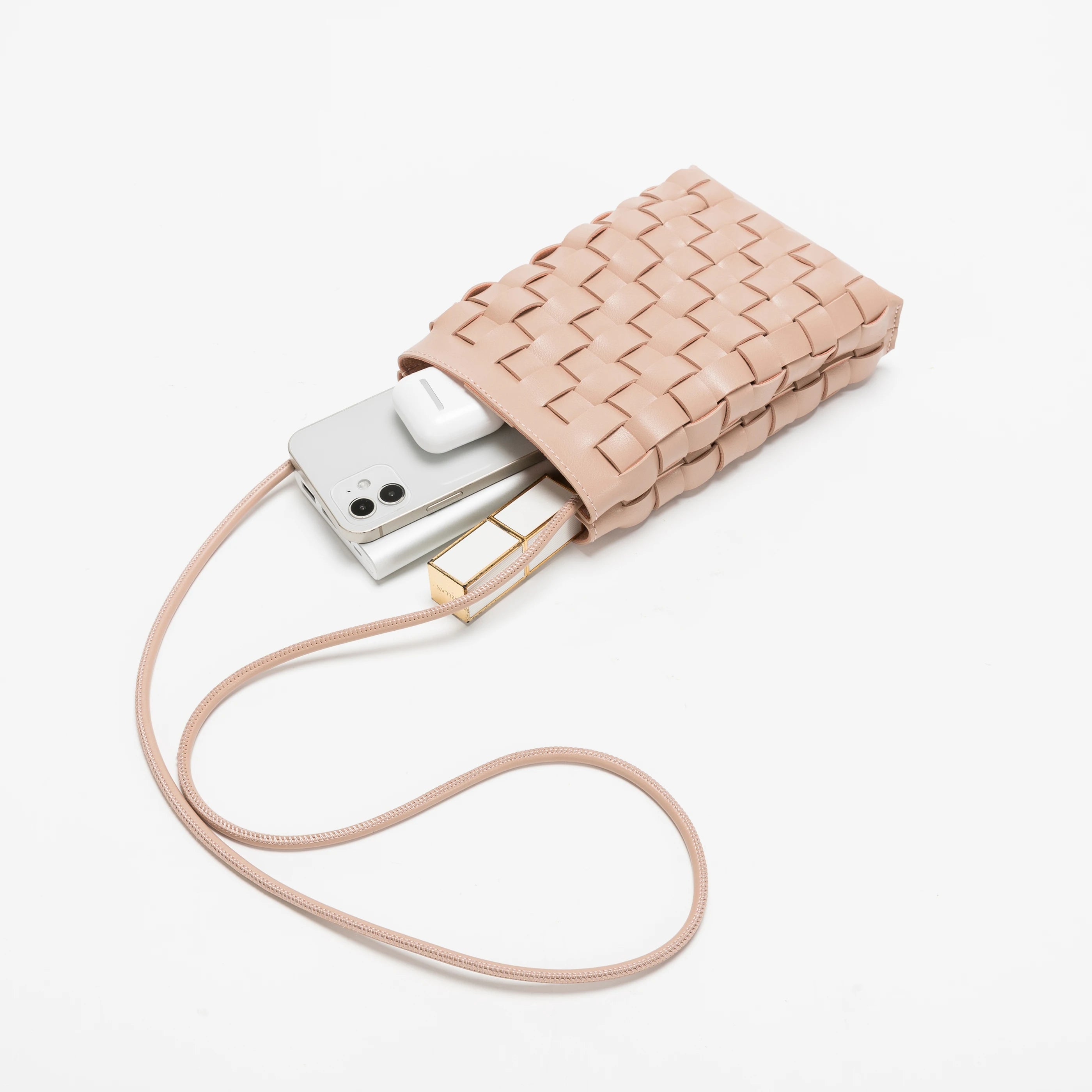 Soft Leather Handwoven Women Crossbody Bag Stylish Small Shoulder Bag