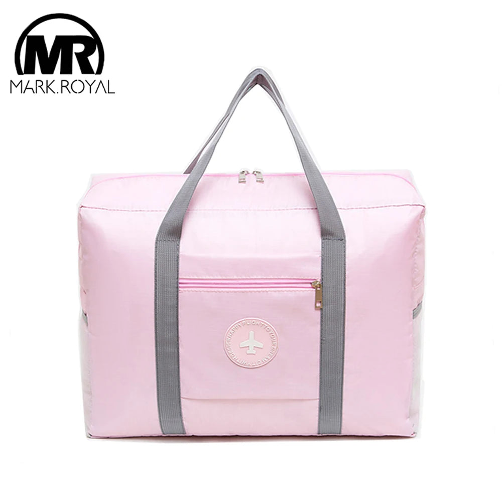 Large Capacity Folding Travel Bags Waterproof Oxford Cloth Carry-On Luggage