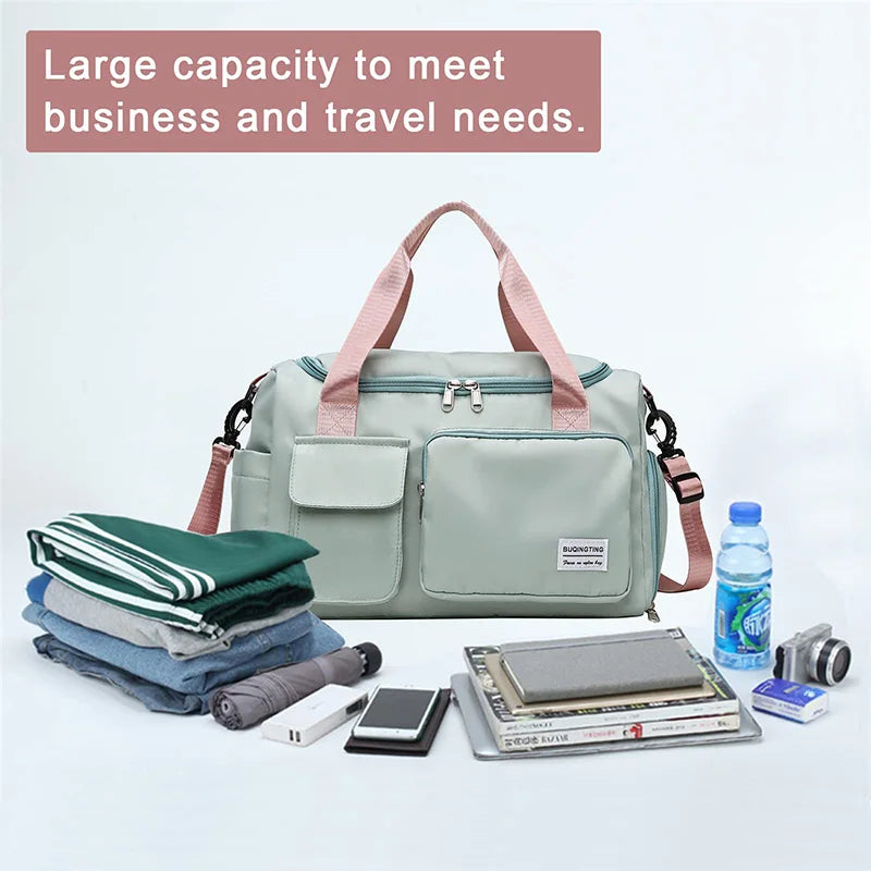 Travel Canvas Bags Gym Bag For Women Duffle Bags Waterproof Handbag