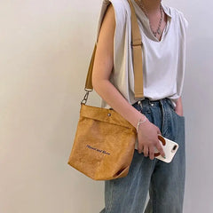 Vintage Shoulder Bag for Phone Solid All-match Ladies Crossbody Bags Sac