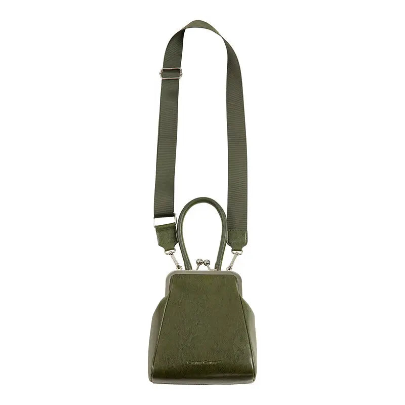 MBTI Women Shoulder Bag Dark Green Casual High Female Purse Handbag