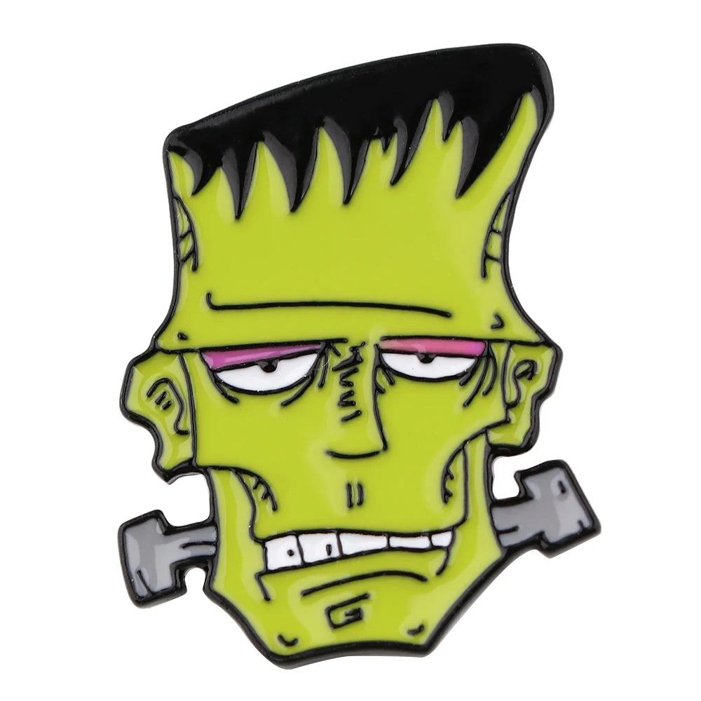 Halloween Horror Movie Enamel Pin Brooch for Clothes Backpack Badges