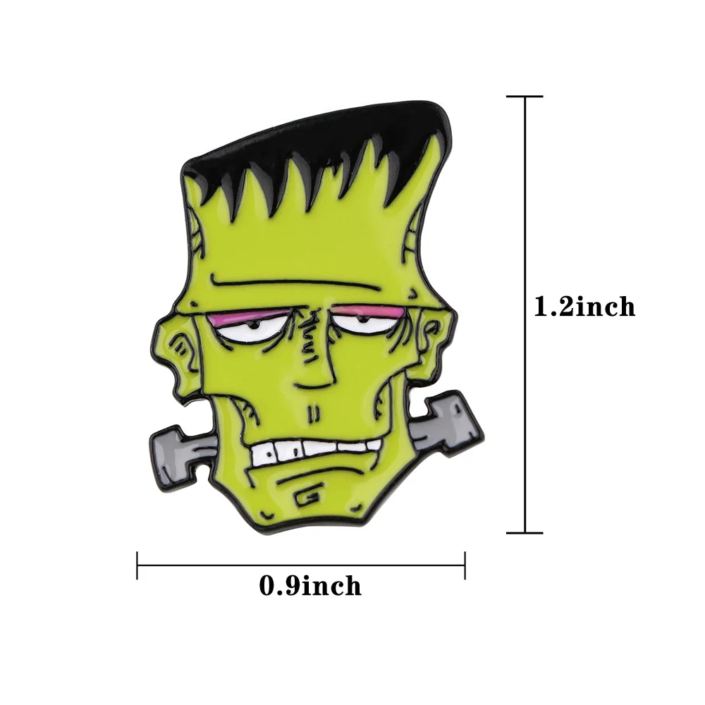Halloween Horror Movie Enamel Pin Brooch for Clothes Backpack Badges