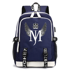MICHAEL JACKSON Printed USB Young Men's and Women's Schoolbag