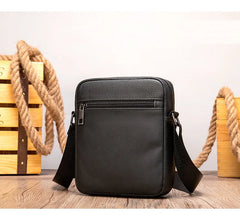 Men's Leather Crossbody Bag Messenger Handbag for Men