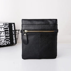 Women Crossbody Bags Leather High Multi-Zipper Soft Real Leather Messenger Bag